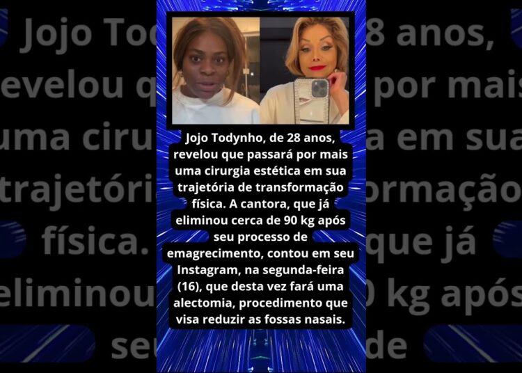 JOJO TODYNHO VAI FAZER CIRURGIA NO NARIZ