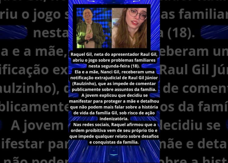 NETA DE RAUL GIL FALA DE PROBLEMAS FAMILIARES