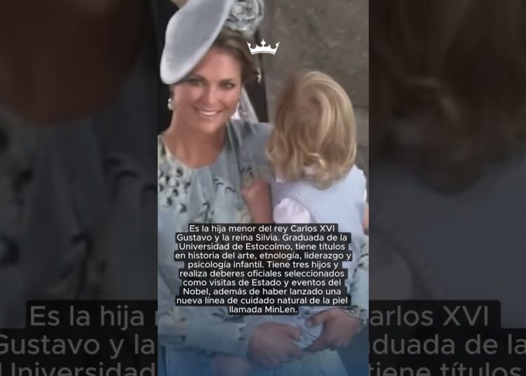 🇸🇪✨#familiareal #monarquia #realeza #princesamadeleine