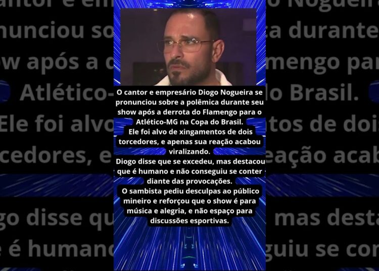 DIOGO NOGUEIRA SE PRONUNCIA EPOIS DE POLÊMICA