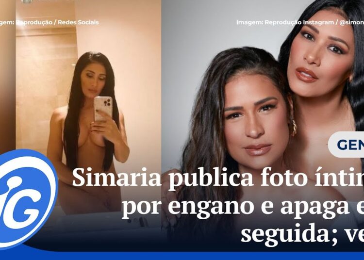Simaria publica foto íntima por engano e apaga em seguida; veja