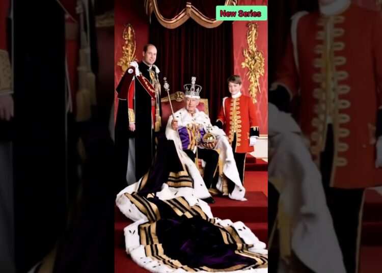 British Royalty 3 generation together 👑✨️ #britishroyalty #kingcharles #princewilliam #shorts