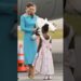 Kate Gift Flowers little black girl and hug #kate #princewilliam #royal #love