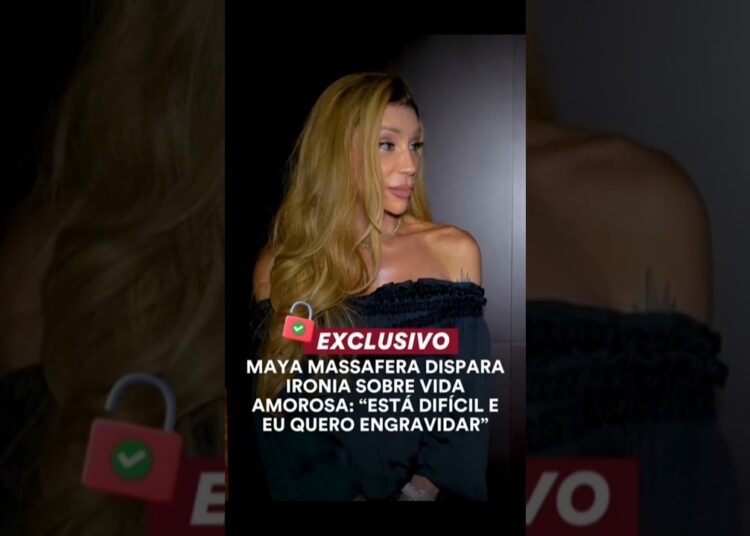 “Surpresa! Maya Massaferra quer engravidar #mayamassafera #fofoca #fofocas #famosos #leodias
