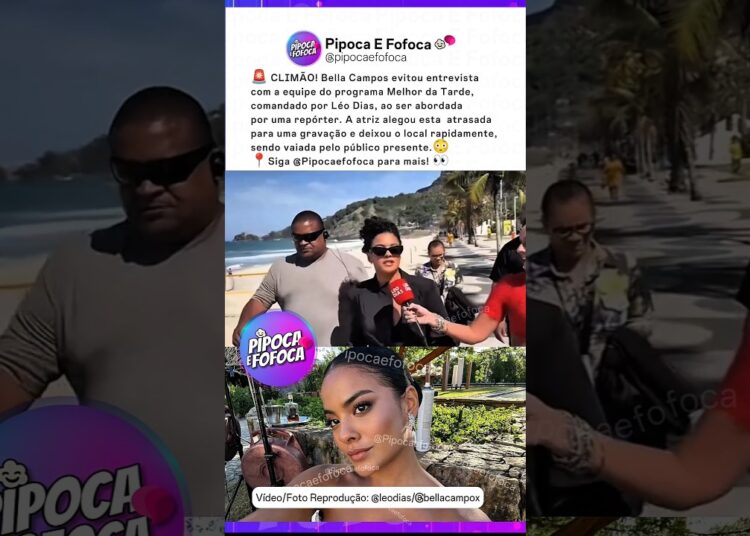 Bella Campos IGNORA Repórter e É Vaiada Pelo Público! #shorts #fofoca