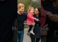 Prince Harry with meghan and lilibet #princeharry #cute #baby #family #royal