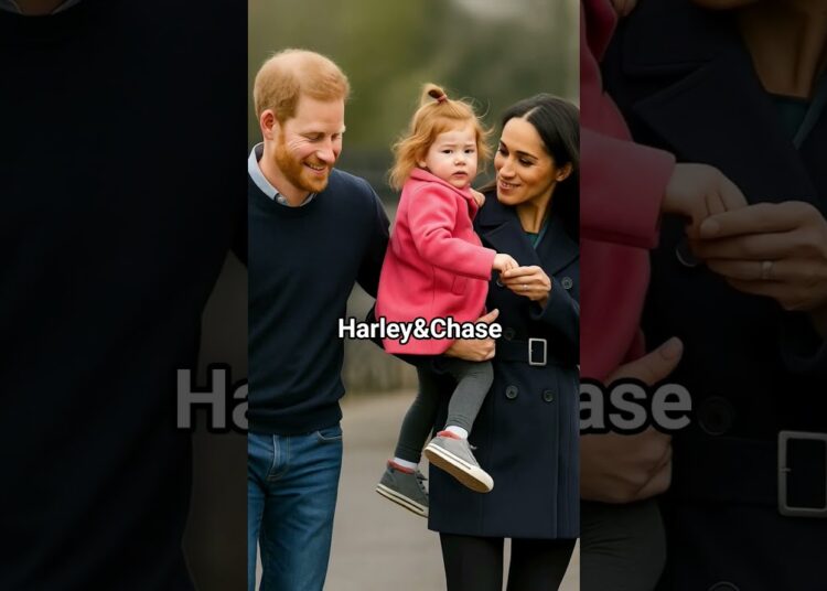 Prince Harry with meghan and lilibet #princeharry #cute #baby #family #royal