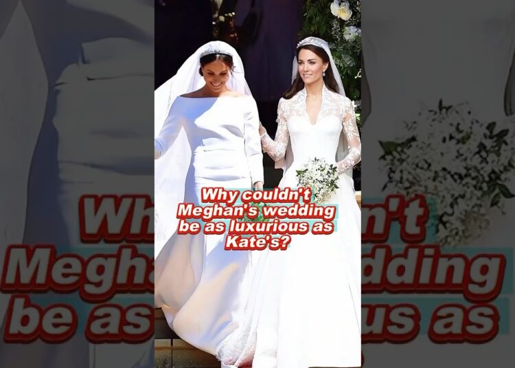 Why couldn’t Meghan’s wedding be as luxurious as Kate’s? #royal #foryou #fyp #princesskate #meghan