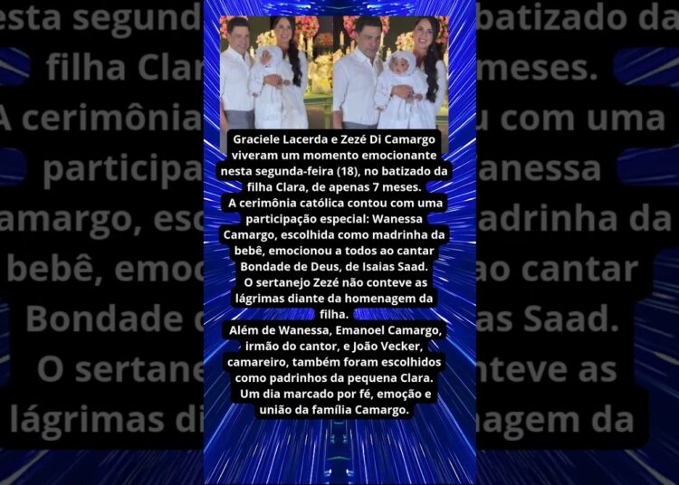 ZEZÉ DI CAMARGO BATIZA FILHA