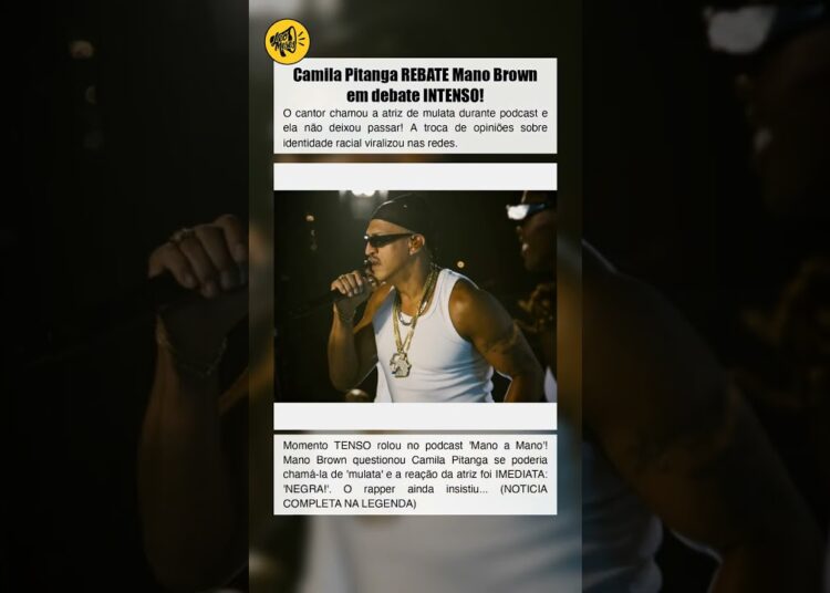 Camila Pitanga REBATE Mano Brown em debate INTENSO!