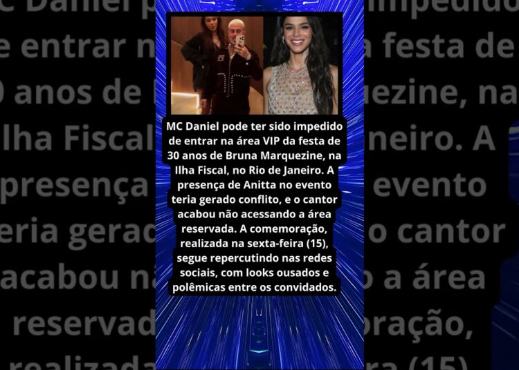 MC DANIEL BARRADO NA FESTA