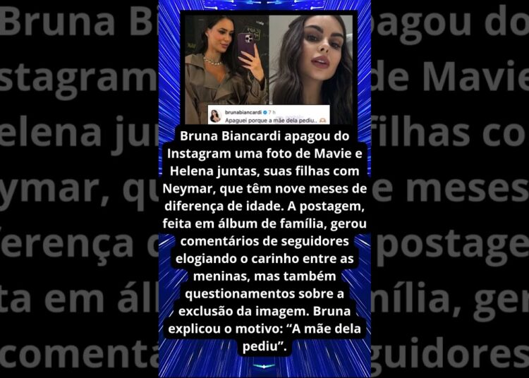 BRUNA APAGA FOTO DE MAVIE