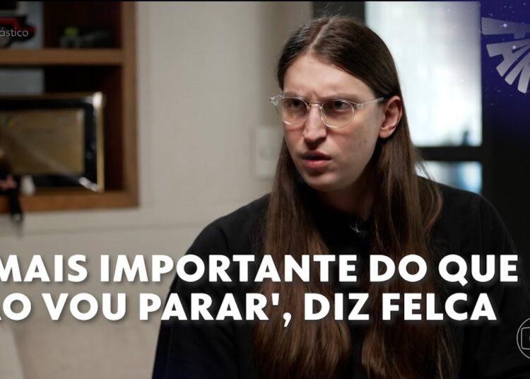 Fantástico: ‘É mais importante do que eu, não vou parar’, diz Felca em entrevista exclusiva