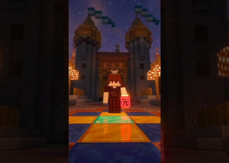🏰 A REALEZA! #minecraft #asmr #shorts #gaming #minecraftbuilding
