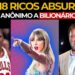 Fortunas surpreendentes: As 18 celebridades mais ricas do mundo