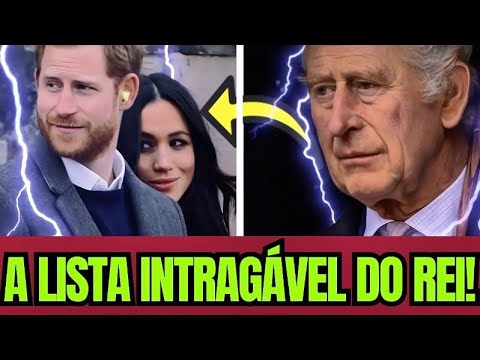 Rei Charles III Impõe Regras Implacáveis para o Retorno de Harry à Realeza com Meghan na Mira