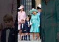 George! Don’t hold hands…. #royal #princewilliam #katemidddleton #princelouis #princegeorge