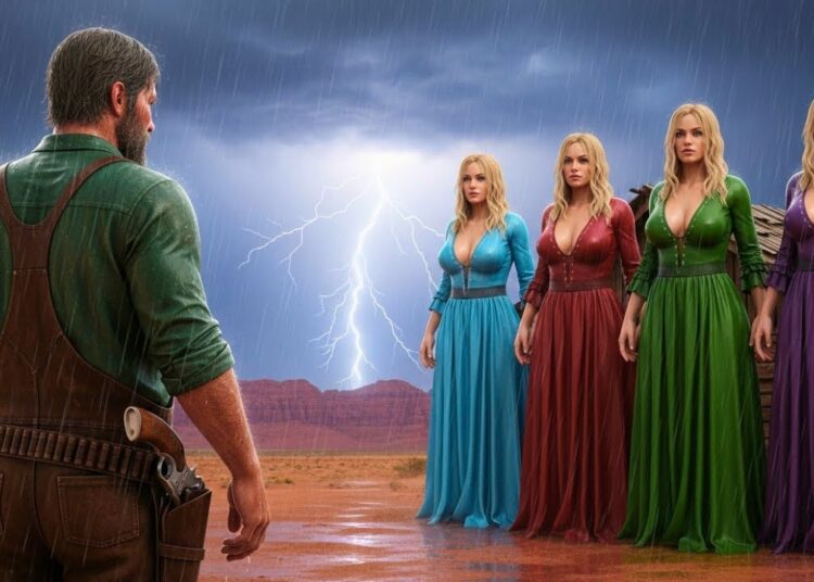 “VOCÊ VAI FAZER AMOR COM A GENTE” – FALARAM AS 4 MULHERES GIGANTES AO FAZENDEIRO SOLITÁRIO VIRGEM…