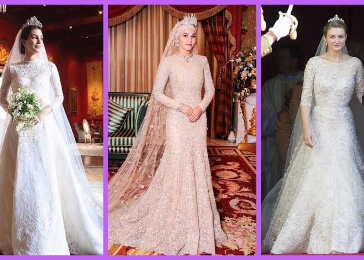 Top 14 Most Beautiful Wedding Dresses Worn by Royals!