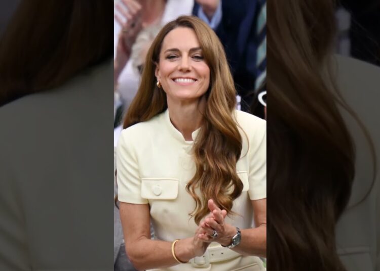 Kate choca a Escócia com cabelo loiro jamais visto! #shortsfeed #shortsyoutube