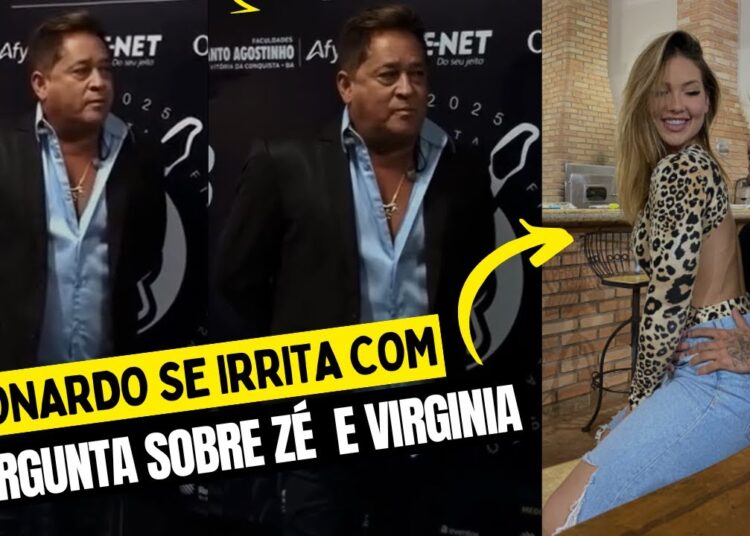 Leonardo perde a paciência após pergunta sobre Zé Felipe e Virginia!