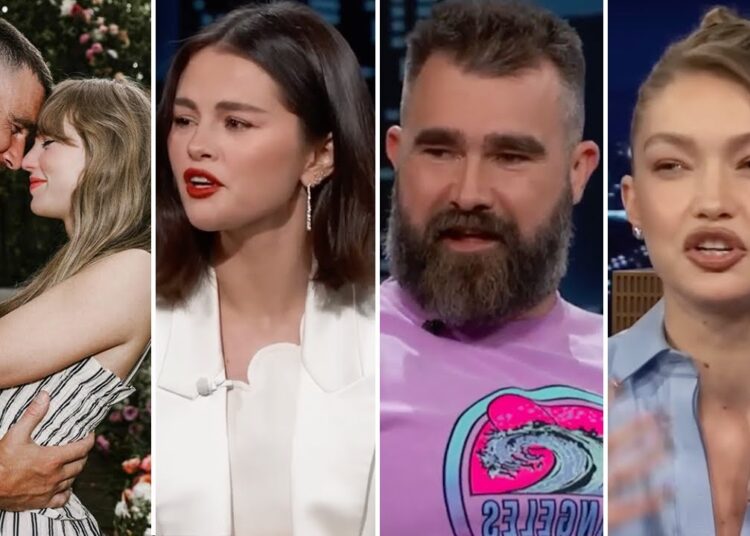Celebrities REACT To Taylor Swift & Travis Kelce Getting Engaged