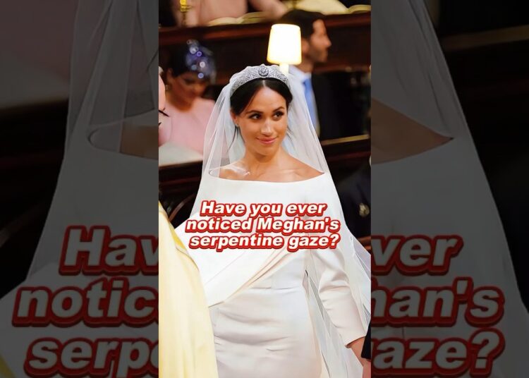 Have you ever noticed Meghan’s serpentine gaze? #royal #foryou #fyp #meghan