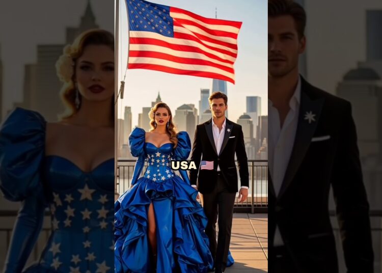 Countries Reimagined as Stunning  KINGS & QUEENS | Viral Short #countries #royalty #fashion