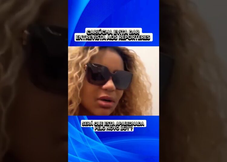 Cariúcha evita dar entrevista para os repórteres. #noticias #fofocas