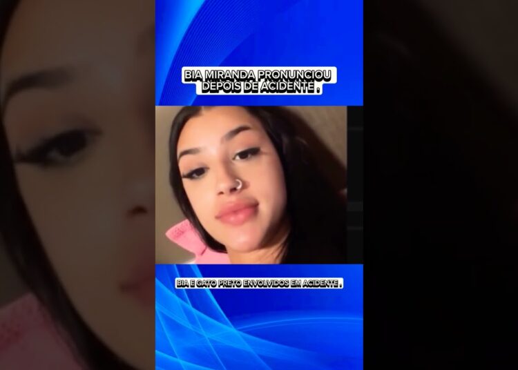 Bia Miranda se pronunciou depois de acidente . #noticias #fofocas #entrevista