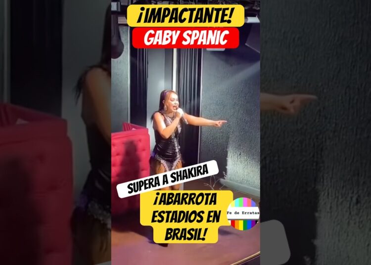🤯 #GabySpanic un SUCESO ‼️ABARROTA ESTADIOS EN BRASIL  #noticias #chismes #celebridades #virales