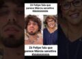 Ze Felipe fala que está parecendo Márcia Sensitiva #marciasensitiva #zefelipe #fofoca #fofocas