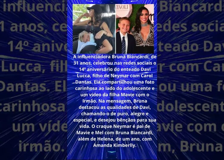 BRUNA CELEBRA O ANIVERSÁRIO DE DAVI