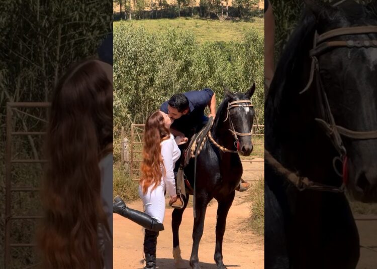 Quem aí gosta de andar a cavalo? #aruivadaroça #casal #roça #cavalo
