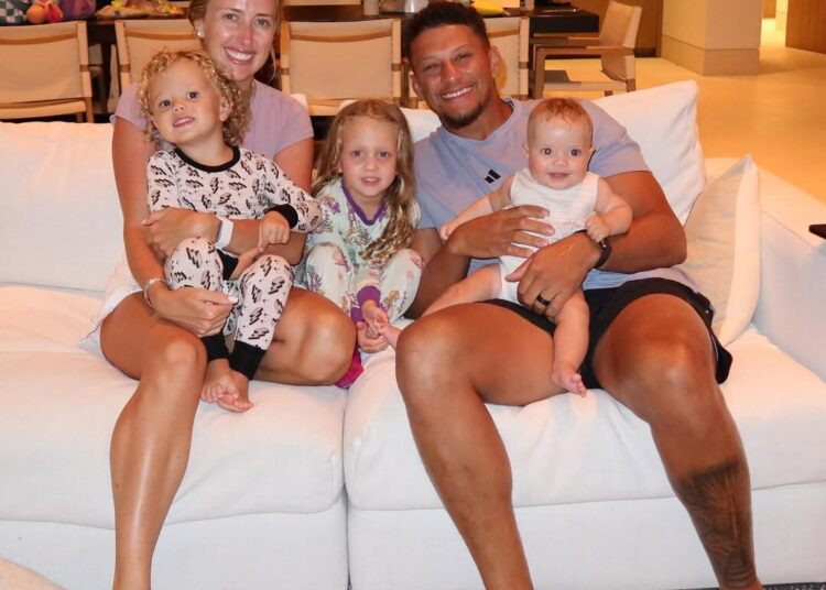 A esposa de Patrick Mahomes, Brittany