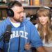 A estréia de Taylor Swift sobre os registros de configuração de pods de travis kelce 'New Heights'