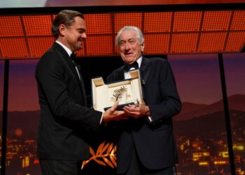 Leonardo DiCaprio, à esquerda, e Robert de Niro