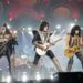 Gene Simmons, da esquerda, Tommy Thayer e Paul Stanley
