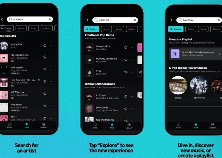 Amazon Music AI Pesquisa aprimora a descoberta musical