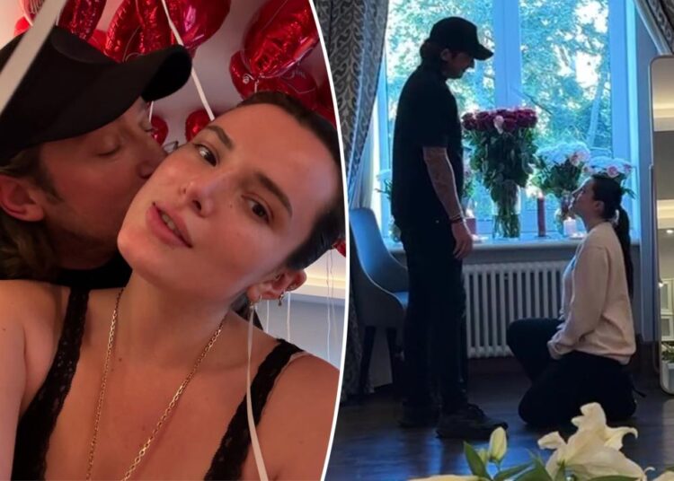 Bella Thorne Sparks Backlash por propor no noivo Mark Emms
