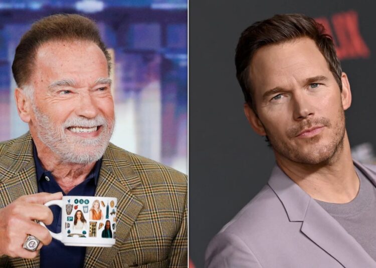Chris Pratt revela o lado doce de Arnold Schwarzenegger