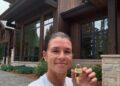 Danica Patrick mostra escapar para as montanhas do Colorado