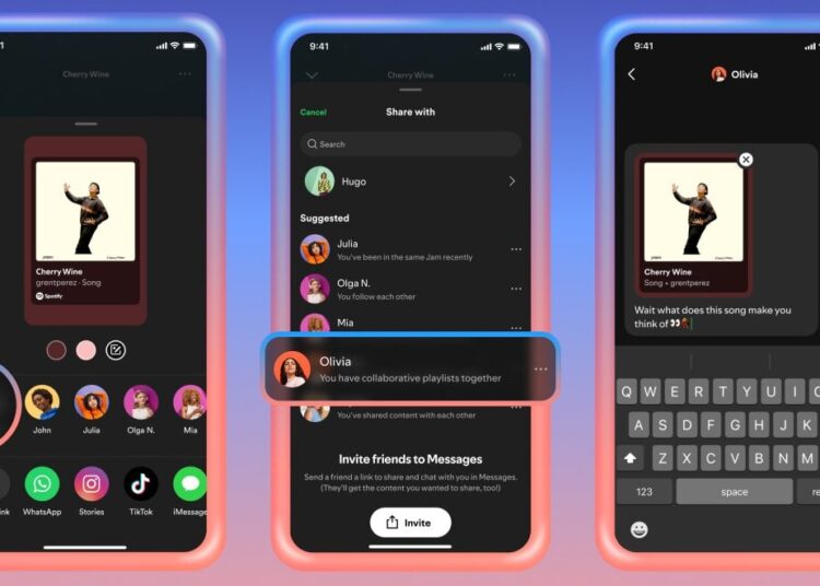 Deslize para o DMS do Spotify: a plataforma lança mensagens no aplicativo para aumentar o compartilhamento de conteúdo