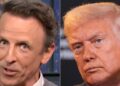 'F ** King Hipócritas!': Seth Meyers rasga o silêncio do rádio dos conservadores sobre esta reivindicação de Trump
