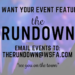 Deseja que seu evento seja apresentado no resumo? Envie um email!