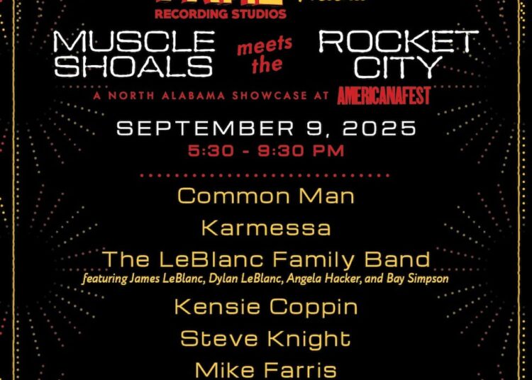 Muscle Shoals encontra a cidade de Rocket