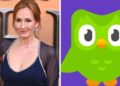 JK Rowling chamado 'Mean' de Duolingo como Backtracks de aplicativos - Notícias de celebridades - entretenimento