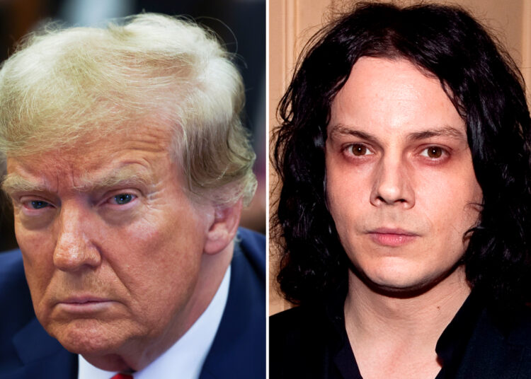 Jack White derrete depois que a Casa Branca o chama de 'lavado'-Rages que Trump é um 'fascista de baixa vida'