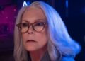 Jamie Lee Curtis se torna viral para o top de baixo corte em um novo vídeo