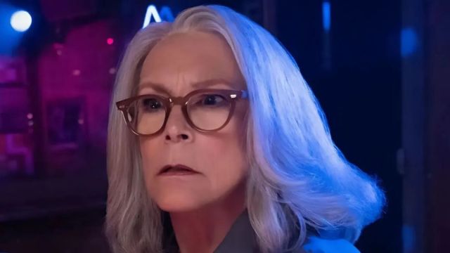 Jamie Lee Curtis se torna viral para o top de baixo corte em um novo vídeo